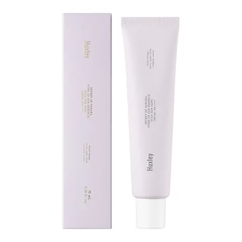 HUXLEY TONE UP SUN ESSENCE STAY SUN SAFE 01 ZELLIGE LAVENDER Увлажняющая солнцезащитная эссенция 70 мл