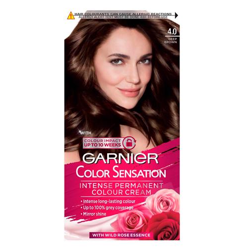 Garnier Стойкая крем-краска для волос Color Sensation Роскошь цвета № 4.0 Королевский оникс 100 мл
