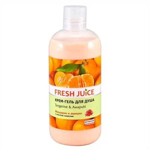 Fresh Juice Крем - гель для душа Tangerine & Awapuhi, 500 мл.