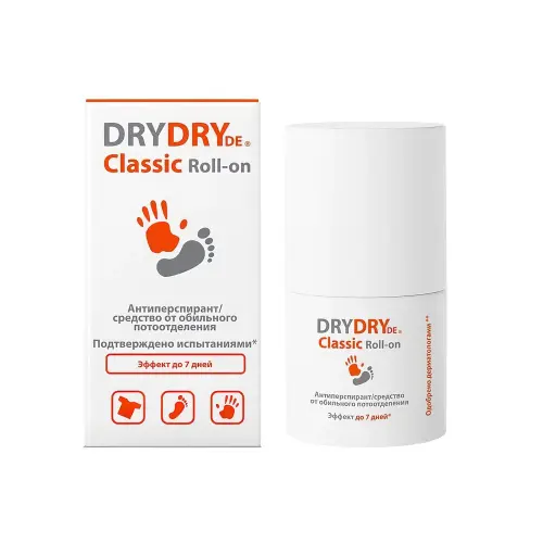 Dry Dry de Classic Roll-On Antiperspirant Bottle 35ml