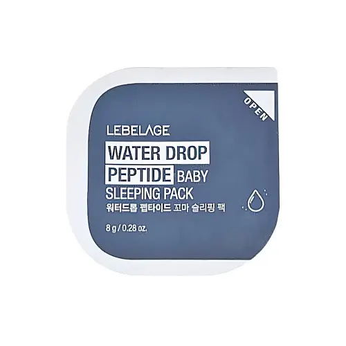 LEBELAGE мини ночная маска с пептидами WATER DROP PEPTIDE BABY SLEEPING PACK