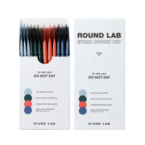ROUND LAB STICK POUCH KIT Travel-набор средств в саше по уходу за лицом