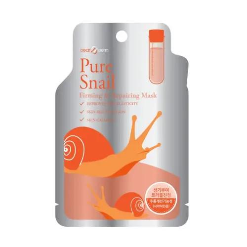 RAINBOW Тканевая маска для лица Pure snail (Улитка) Mask Pack for Face