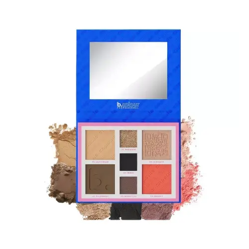 7DAYS B.COLOUR PRO CAPSULE Палетка для лица и глаз контурирующая / 01 Secret weapon, 4*4 г , 3*1,3 г
