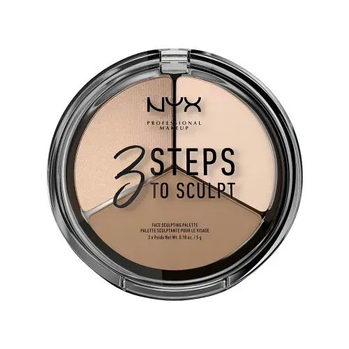 NYX PM Палетка пудро оброзубщие  для скульптурирования 3 Steps To Sculpt оттенок 3STS01
