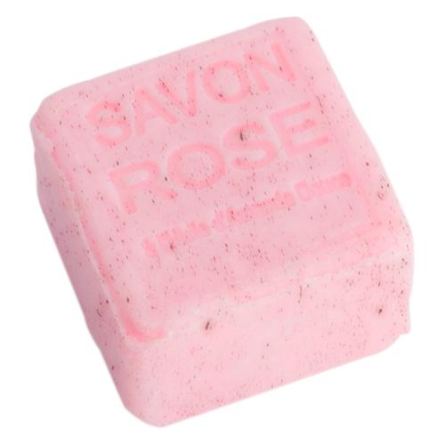 ROSE + exfoliating, with sweet almond oil Cube 260g  Мыло Роза + пилинг, с маслом сладкого миндаля