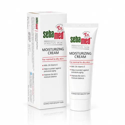Sebamed SENSITIVE SKIN  moisturizing cream, увлажняющий крем для лица 50 ml