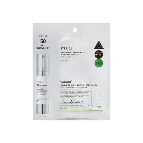 VT MILD REEDLE SHOT 50 2-STEP MASK Деликатная двухфазная маска с микроиглами 21,5 мл
