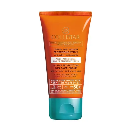 COLLISTAR ACTIVE PROTECTION SUN CREAM face SPF 50+ Солнцезащитный крем для лица с активной защитой SPF 50+ 50 ml