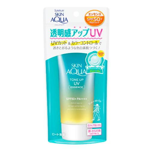 Hada Labo SKIN AQUA Tone Up UV SPF50+ MINT Молочко солнцезащитное 80г