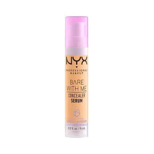 NYX Professional Makeup, Ухаживающая сыворотка-консилер для лица и тела BARE WITH ME, оттенок 05, GOLDEN, 9.6 мл