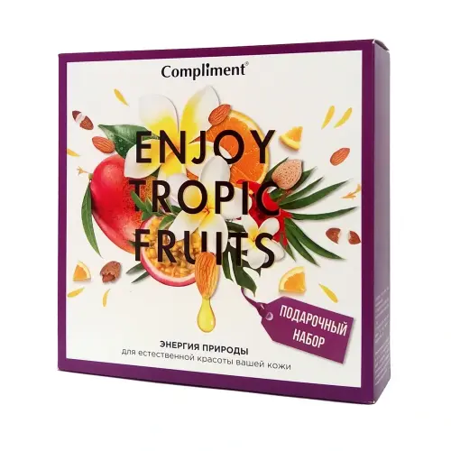 Compliment ENJOY TROPIC FRUITS ПН №1400 (гель для душа 200мл + гоммаж для лица 80мл)