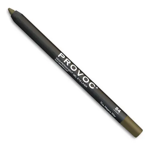PROVOC Semi-Permanent Gel Eyeliner WP 84 This Means War Гелевый водостойкий карандаш подводка для глаз EYL84