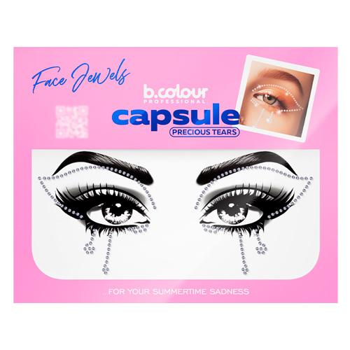 7DAYS FACE JEWELS Стразы для лица Precious tears, 1 шт (серебро)
