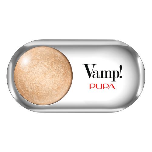 Pupa Запеченные сияющие тени VAMP! WET&DRY тон 201 Золотое шампанское