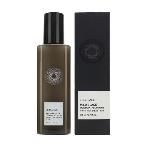 LEBELAGE Тонер+Лосьон+Эссенция все в одном для мужчин MILD BLACK FOR MAN ALL IN ONE