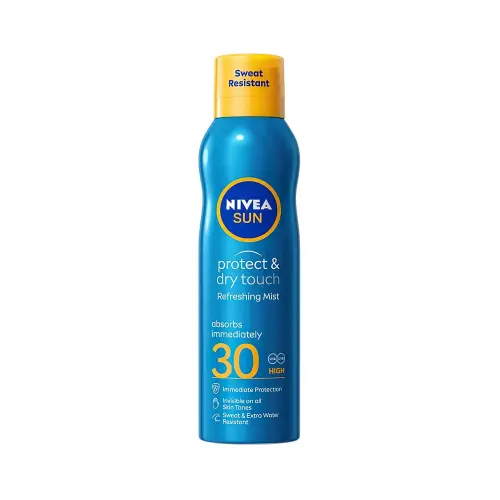 Nivea Солнцезащитный сухой спрей Защита и Легкость SPF30 200 ml