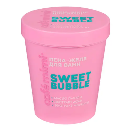 Cafe MIMI CLS ПЕНА-ЖЕЛЕ ДЛЯ ВАНН SWEET BUBBLE, 200 мл