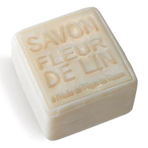 LINEN FLOWER, with grape seed oil Cube 260g  Мыло ЛЬНЯНОЙ ЦВЕТОК с маслом виноградных косточек