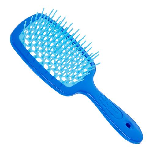 SUPERBRUSH РАСЧЕСКА МАЛЕНЬКАЯ СИНЯЯ/БИРЮЗОВАЯ 17,5x7x3СМ