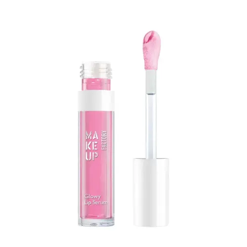 Make Up Factory Glowy Lip Serum shade 40 Raspberry Jam Блеск-масло для губ Glowy Lip Serum тон 40 Малиновое варенье