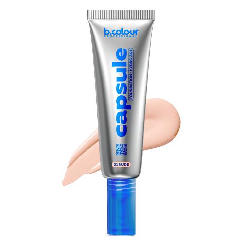 7DAYS B.COLOUR PRO CAPSULE Тональный крем увлажняющий / 01 Nude, 35 мл