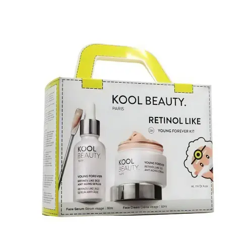 KOOL BEAUTY HANDLE BOX YOUNG FOREVER Подарочный набор Kool Beauty Bio Retinol K2 Антивозрастный