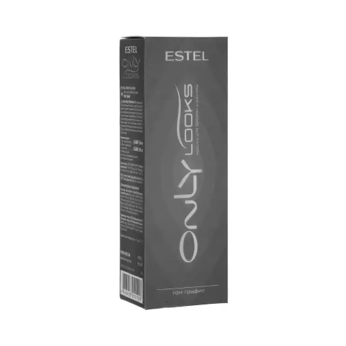 ESTEL ONLY Краска для бровей и ресниц Looks 604 Тон Графит