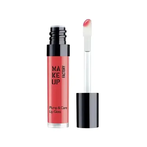 Make Up Factory PLUMP & CARE GLOSS shade 40 Delicious Watermelon Блеск для губ PLUMP & CARE GLOSS тон 40 Вкусный арбуз