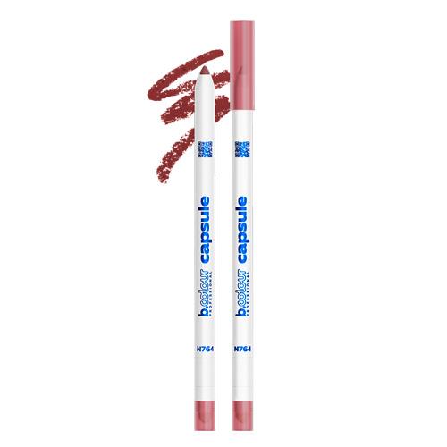 7DAYS B.COLOUR PRO CAPSULE Карандаш для губ стойкий 2в1 /  N764, 0,5 г