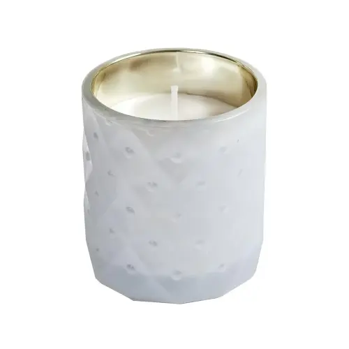 SPAAS Свеча ароматическая Glass Textured White