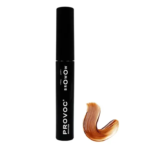 PROVOC BROWOW Brow Fixer 10 Medium Brown Фиксатор для бровей BRWMB