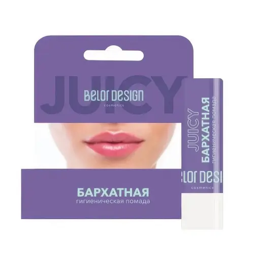 Belor Desing Помада гигиеническая для губ Бархатная 4,4 г.