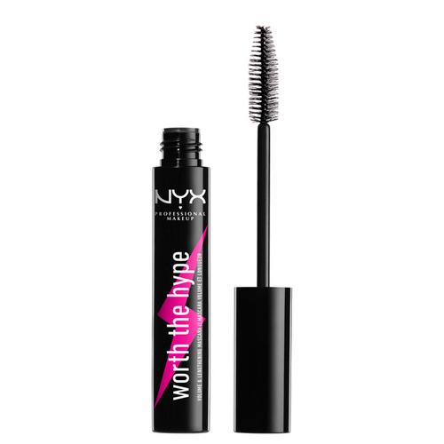 NYX Тушь для ресниц Worth The Hype Volumizing & Lengthening Mascara, 01 Black, черная, 7 мл.