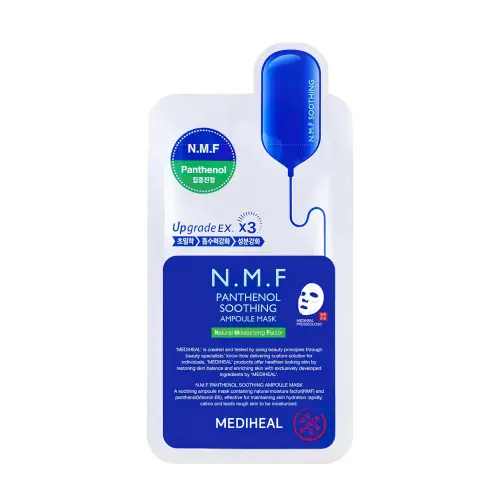 MEDIHEAL NMF PANTENOL SOOTHING AMPOULE MASK Успокаивающая ампульная маска с пантенолом 25 мл