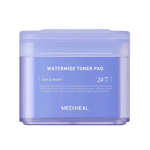 MEDIHEAL WATERMIDE MOISTURE PAD Тонер-пэды охлаждающие 100 шт 170 мл
