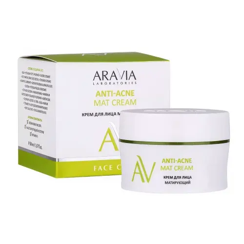 ARAVIA Крем для лица матирующий Anti-Acne Mat Cream 50 мл