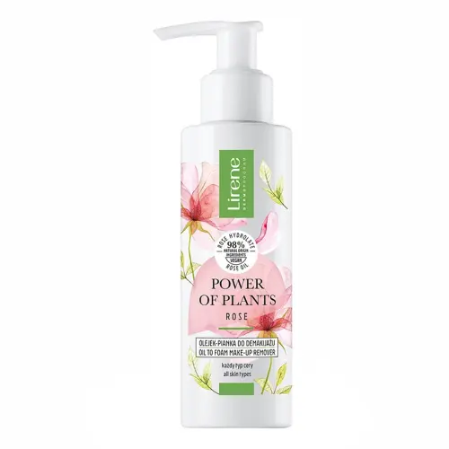 МАСЛО-ПЕНКА ДЛЯ СНЯТИЯ МАКИЯЖА LIRENE POWER OF PLANTS ROSE 145МЛ