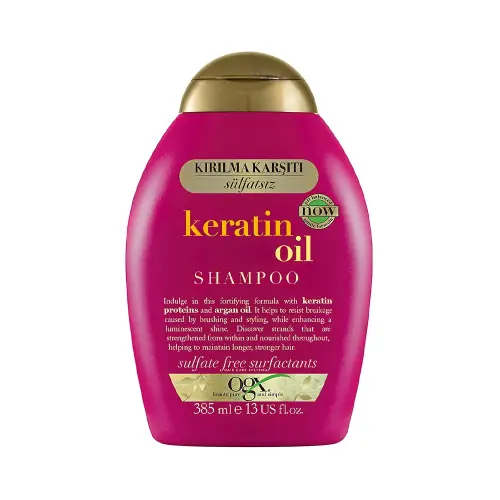 OGX® Шампунь против ломкости волос с кератиновым маслом 385 мл (TR) (new)