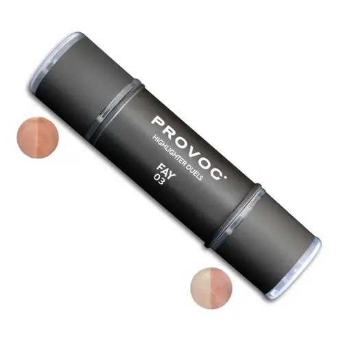 PROVOC Highlighter Duels 03 Fay Хайлайтер двухсторонний для лица в стике HGD03