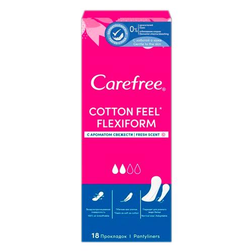 Carefree® FlexiForm Fresh салфетки ароматизированные 18 шт
