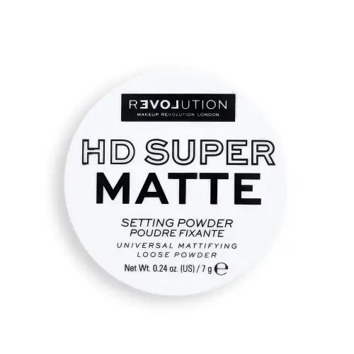 RELOVEREVOLUTION ПУДРА РАССЫПЧАТАЯ HD SUPER MATTE SETTING POWDER бесцветная