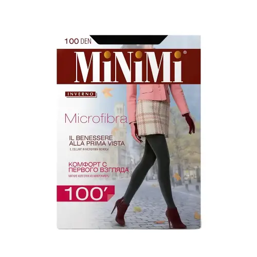 Колготки жен. MNM MICROFIBRA 100 Mini MICROFIBRA 100 Nero 4