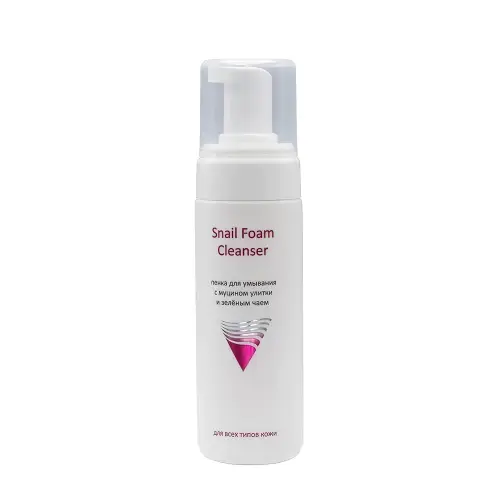 ARAVIA Professional Пенка для умывания с муцином улитки и зелёным чаем Snail Foam Cleanser, 160 мл