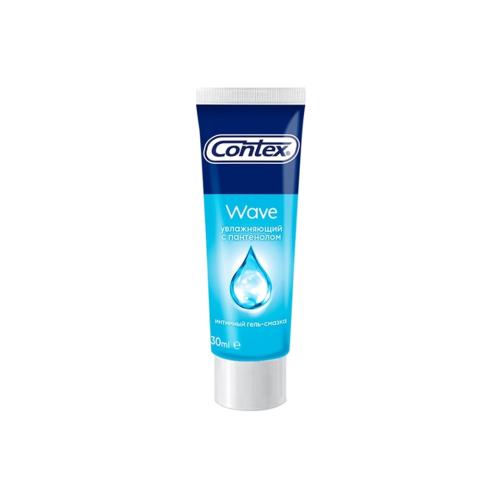 Contex гель-смазка для интимного применения Wave (с увлажняющим пантенолом), 30 мл