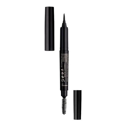 RADIANT BROW WIZARD TATTOO PEN No 3 DRAK BROWN Фломастер-подводка для бровей Brow Wizard Tattoo Pen, т. 03 темно-коричневый