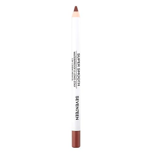 Seventeen Карандаш д/губ т.29 водостойкий с витам.Е Super Smooth W/P Lip Liner  кофе мокко