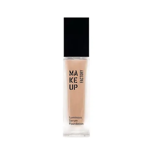 Make up Factory Сыворотка-основа с эффектом сияния Luminous Serum Foundation тон 15 Светлый беж