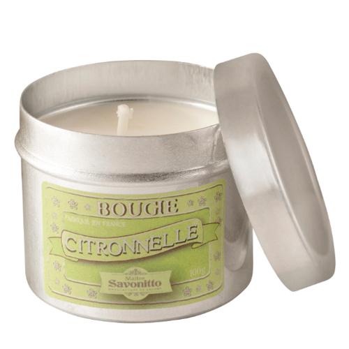 Свеча ароматическая с 1 фитилём LEMONGRASS, with essential oil Metal pot 100g  ЛЕМОНГРАСС с эфирным маслом