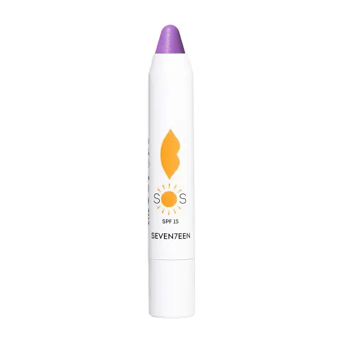 Seventeen Восстанавливающий увлажняющий бальзам для губ SOS LIP REPAIR SPF 15+ Нежный ирис